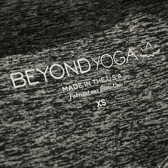 Beyond yoga gray high rise leggings size xsmall new gym workout - Picture 5 of 8